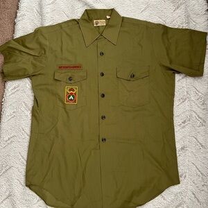 Boy Scout Official Shirt Size Medium